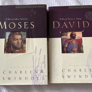 Book Set - Moses and David by Charles Swindoll